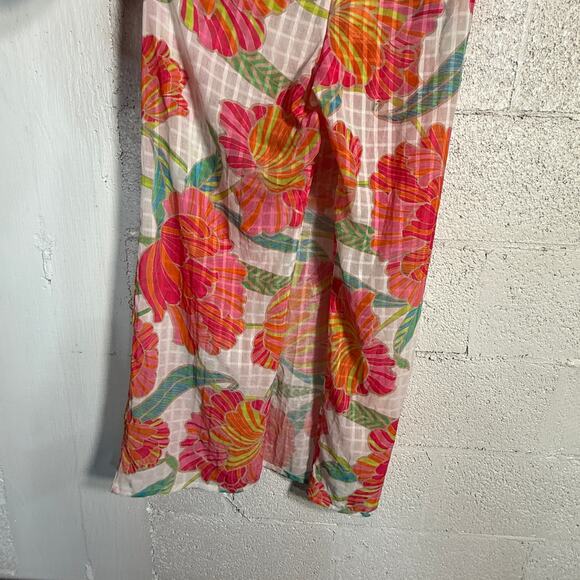 Trina Turk Women's Poppy Tie-Waist Beach Pants Cover-Up Multi, small - Picture 5 of 11